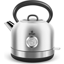 Emsan Retro Su Isıtıcısı 2202 Inox 1,7L 2200W