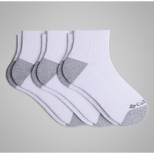 Beyaz Columbia Men's Athletic Quarter Socks - 3 Pack Çorap Whı