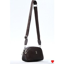 Jara Bag Riga Kadın Çapraz Çanta Yumuşak Dokulu, Çok Bölmeli Günlük Omuz Çantası