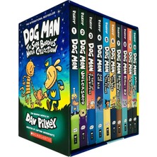 Scholastic Ingilizce Baskı: Dog Man: 10 Book Set - (Hardcover) The Supa Buddies Mega Collection Box Set - Dav Pilkey (Ingilizce)