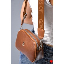 Jara Bag Riga Kadın Çapraz Çanta Yumuşak Dokulu, Çok Bölmeli Günlük Omuz Çantası