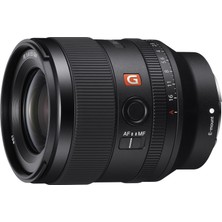 SEL-35F14GM - Tam Format E-Mount Objektif Fe 35 mm F1.4 Gm (Premium G Master Objektif), Siyah