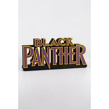 Hunga Black Panther Logo - Masa Üstü Figür