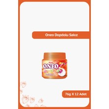 Ülker ONEO Dopdolu Sakız - Çilek, Misket Limonu ve Kavun Aromalı - 76 gram - 12 Adet
