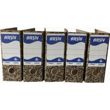 Özkan M0597 Arsiv Karton Klasör Telgraf A5 Genis 5li