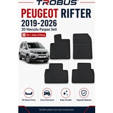 Trobus Peugeot Rifter 2019-2026 Elektrikli 2d Havuzlu Paspas