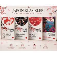 Roy Öğrenci Kız-Insanlığımı Yitirirken-Palyaço Çiçekler-Savrulan Bulutlar Japonklasikleri Unutulmaz 4 Kitap