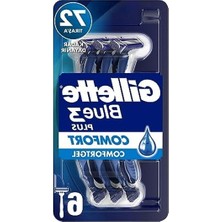 MarkEntegra Gillette Blue3 Cool Kullan At Erkek Tıraş Bıçağı 6'li