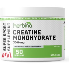 Herbina Kreatin Monohidrat 3000 Mg 150 gr 50 Servis