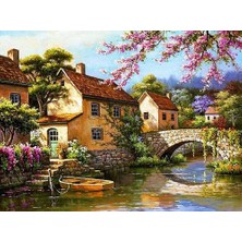 İğne İzi Hı Stone 5d Elmas Boncuk Taş Işleme Mozaik Goblen Kit 50X65CM SGK70151