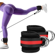 MarkEntegra Spor Byfit D Halkalı Ayak ve El Bileği Için Ağırlık Çekiş Kayışı