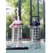 Empressco 2 Lt Pipetli Motivasyonel Su Matarası, Sağlıklı ve Şık Tasarım