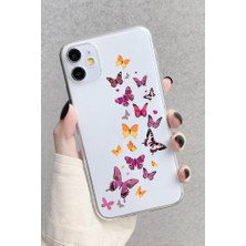 3gen Case iPhone 11 Uyumlu Neşeli Desenler Serisi Şeffaf Silikon Kılıf