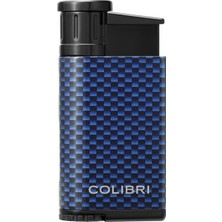 Colibri Evo Tek Torch Pürmüz Mavi Karbonfiber Puro Çakmağı