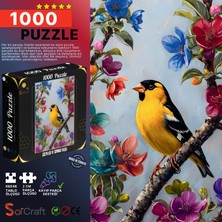Soi Craft 1000 Parça Puzzle İspinoz Kuşu Doğa Yaşam #6527