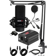 MX-2020 Set Phantom Power Condenser Stüdyo Mikrofon Kayıt Paketi