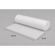 Aybaş Kağıtçılık 100 x 25 Metre Şilte, Tabak & Bardak Sarma Şiltesi Ambalaj Malzemesi, Polietilen Şilte