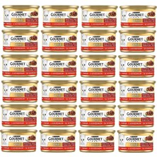 Parça Etli Sığır Etli Yaş Kedi Maması (24 x 85 Gr)