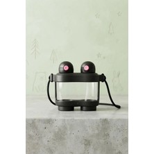 Kitchen Life Çift Kapaklı Askılı Pipetli Sızdırmaz Polikarbon Suluk 600ML