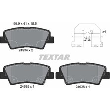 Textar Tx 2493401 Fren Balatasi Arka