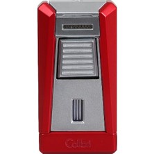Colibri Stealth Tek Torch Pürmüz 1 Kırmızı-Gümüş Puro Çakmağı