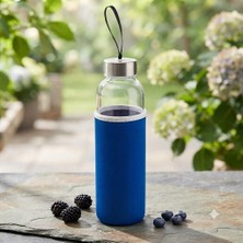 Kale Promosyon 550 ml Cam Matara Kılıflı Borosilikat Cam