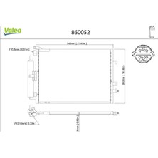 Valeo Val 860052 Klima Radyatörü