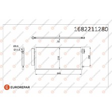 Eurorepar 1682211280 Klima Radyatörü