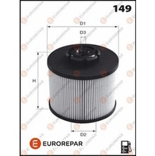 Eurorepar 1643630780 Yakit Filtresi