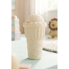 Kitchen Life Külah ve Dondurma Şekilli Askılı Pipetli Sızdırmaz Suluk 500ML