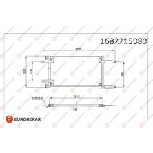 Eurorepar 1682215080 Klima Radyatorü