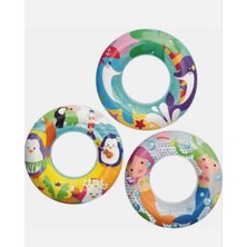 Top Rock Store Sevimli Renkli Çocuk Deniz Havuz Simidi 50 cm