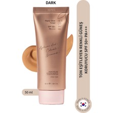 Resh Lab Pearly Glow Tinted SPF50+ PA+++ - Ton Eşitleyici Renkli Güneş Kremi DARK 50ml