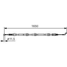 Bosch Bch 1987482016 El Fren Teli Arka
