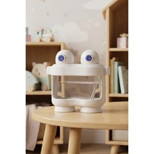 Kitchen Life Çift Kapaklı Askılı Pipetli Sızdırmaz Polikarbon Suluk 600ML