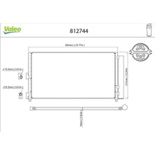Valeo Val 812744 Klima Radyatörü