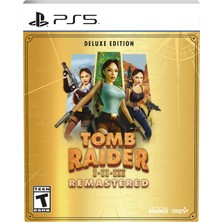 Raider I-Iıı Remastered Oyuncular Lara Croft Deluxe Edition - Playstation 5