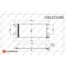 Eurorepar 1682226280 Klima Radyatörü