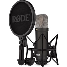 Nt1 Signature Series Large-Diaphragm Condenser Mikrofon (Siyah) | Pop Filtreli Sm6 Şok Montajı, 6m