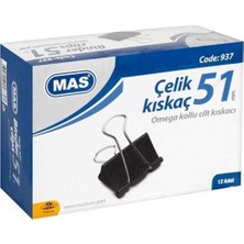 937 Omega Çelik Kıskaç 51 mm -Siyah