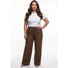 Ekol Beli Lastikli Bol Paça Pantolon 26YEKL01604