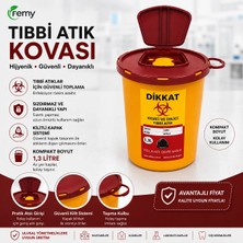Ceyhanlar Tıbbi Atık Çöp Kovası 1,3 lt