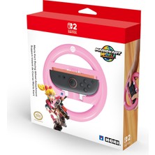 Kart Racing Wheel Attachment For Nintendo Switch 2 (Peach) - Officially Licensed By Nintendo