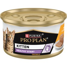 Yavru Kediler Için Tavuklu Yaş Kedi Maması Konserve 85GR x 24 Adet