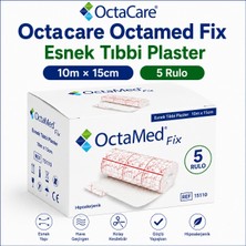 Octacare Octamed Fix Esnek Tıbbi Plaster 10M×15CM (5 Rulo)