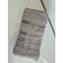 Şıkel Purry Cotton %100 Pamuk El Yüz Havlusu Antrasit 50*90 Başak