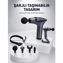 Alkasaz 3in1 Fonksiyonel Şarjlı Masaj Aleti Ayak Yüz Vücut Masajı Yeni Nesil