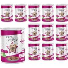 Köpek Biftekli Pate Yaş Mama 400 gr x 12 Adet