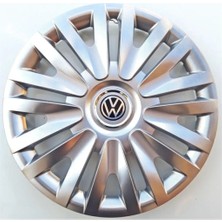 Empressco Volkswagen Polo - Golf - Bora 14'' Inç Jant Kapağı 4 Adet Kırılmaz Esnek - Amblem Hediyeli