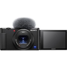 Zv-1 Vlog Kamerası, 3 Inç Dokunmatik Lcd, 2.7x Zoom, 20.1 Megapiksel, 24-70 Milimetre Lens, 3 Mik